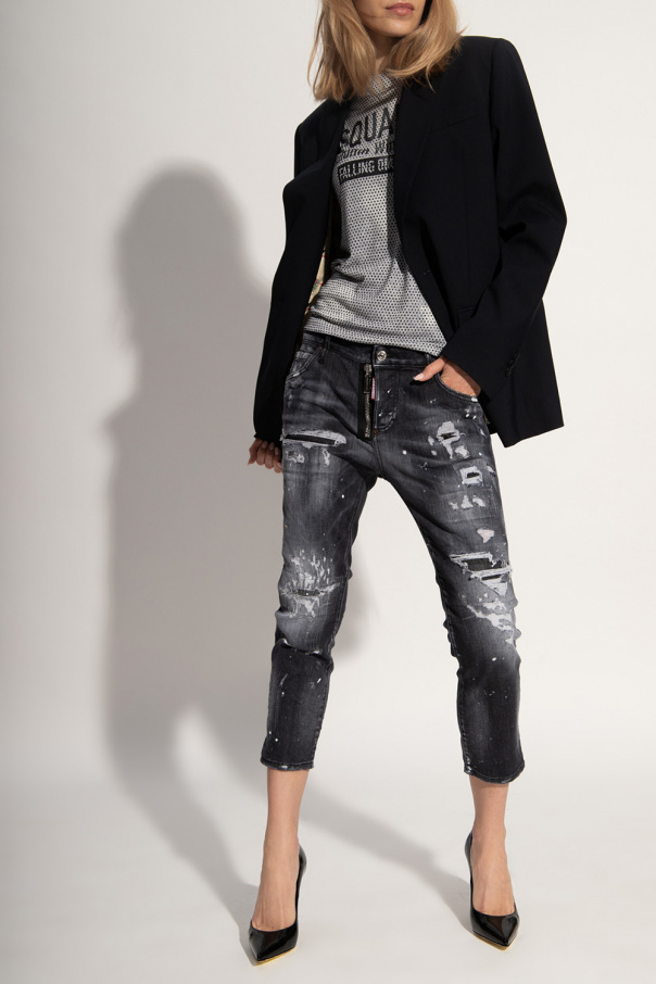 Dsquared2 cool girl cropped hot sale jeans